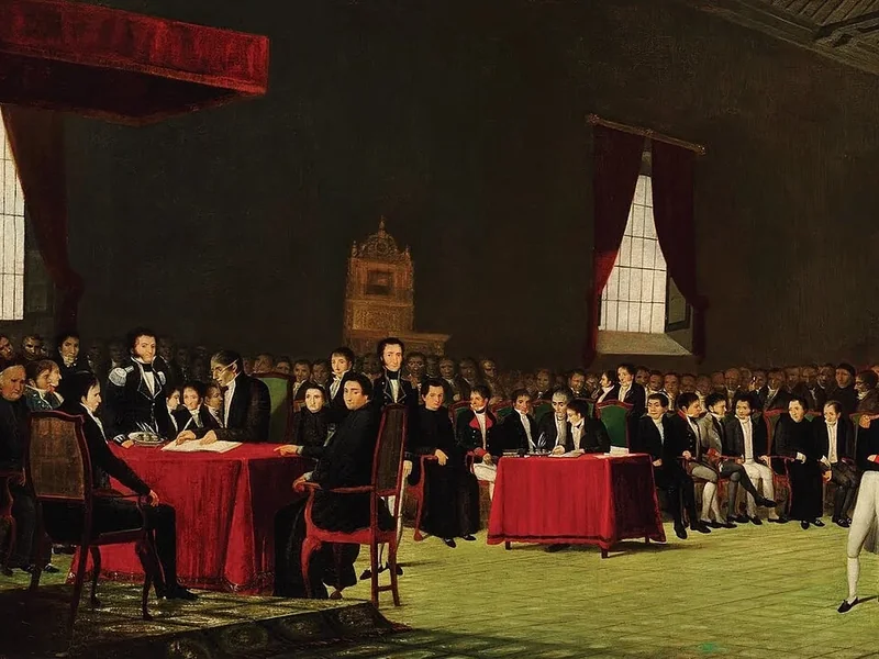 1776-Juan Lovera - Firma della Dichiarazione di Indipendenza